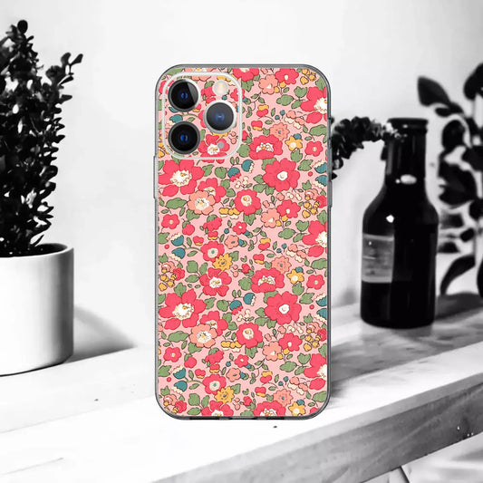Coque souple Betsy pêche pour iPhone 17, 16, 15, 14, 13, 12, 11, X, XR, SE, 8, 7